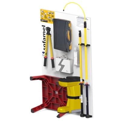 Kit de salvamento para subestación SOFAMEL T690139 · 36kV para adosar en pared