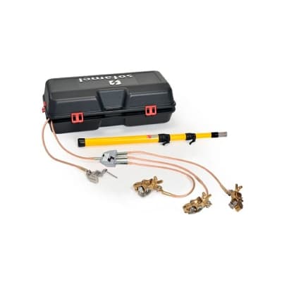 Kit de puesta a tierra temporal para subestación SOFAMEL · MT 25kA/1S95mm (SOFAMEL-KIT-PUESTA-TIERRA-25KA/1S95MM)