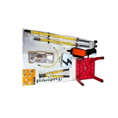 Kit de salvamento para subestacion SOFAMEL 690110 · 36kV para adosar en pared