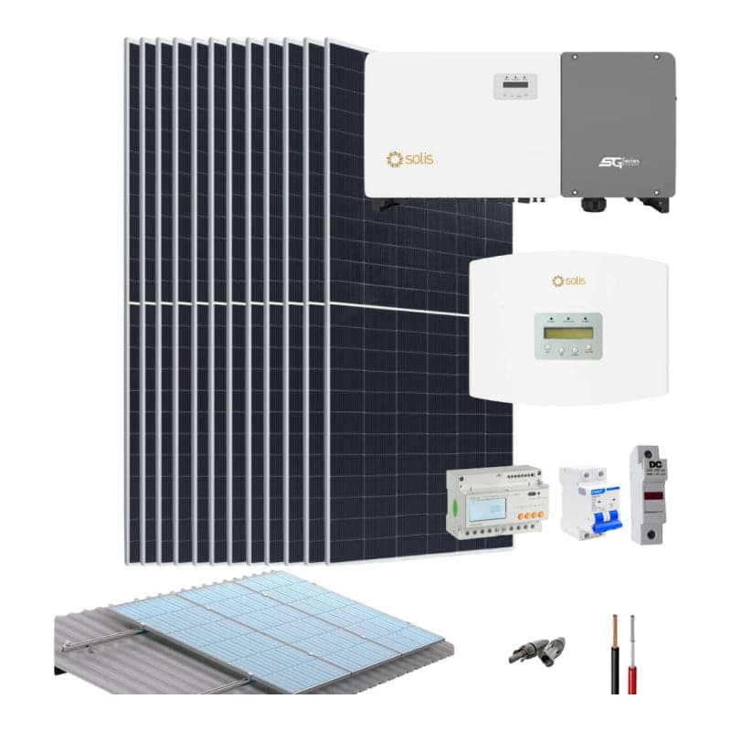 Kit conexión red trifásico SOLIS · 120kW 622.69kWh/día (SOLIS-KIT-RED-120KW-622.69KWH/DIA)