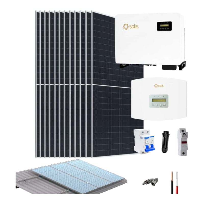 Kit sistema fotovoltaico trifásico conectado a red SOLIS · 60kW 271.22kWh/día (SOLIS-KIT-SISTEMA-FOTOVOLTAICO-TRIF-CONECTADO-RED-60KW-271.22KWH/DIA)