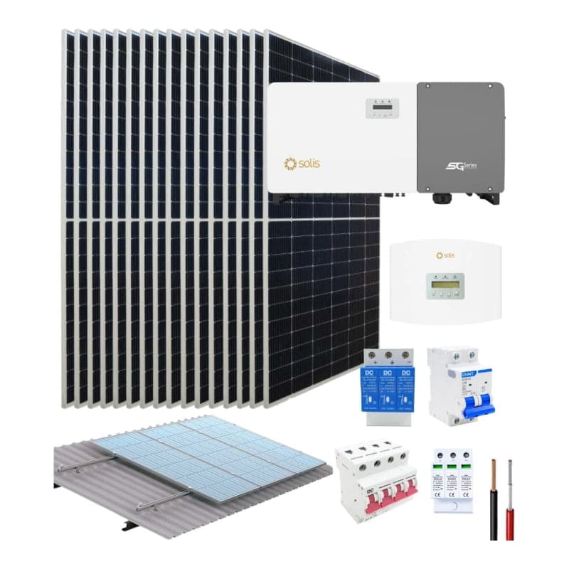 Kit solar conectado a la red trifásico SOLIS · 60kW 622.69kWh/día (SOLIS-KIT-RED-60KW-622.69KWH/DIA)