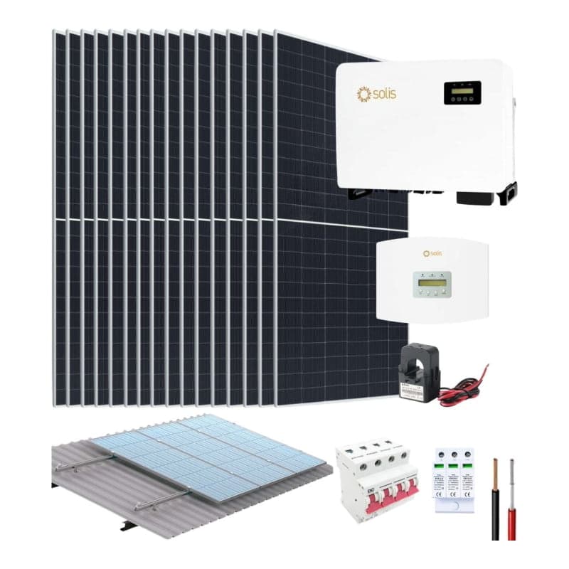 Kit paneles solares conectado a red SOLIS · 60kW 275.63kWh/día (SOLIS-KIT-RED-60KW-275.63KWH/DIA)