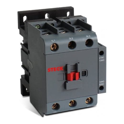 Contactor STECK SK165A11M · 3P 65A AC3 bobina 220VAC 1NA+1NC