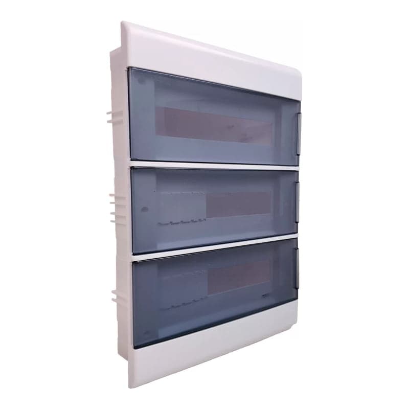 Tablero empotrable STECK SCE36PTB · 36 polos IP40 con barra de tierra, libre de halógenos