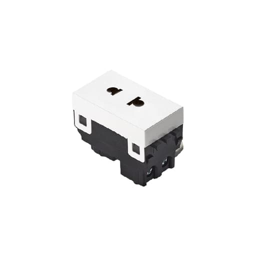 Módulo tomacorriente universal STECK 858060 · 2P 15A eurusa lyra