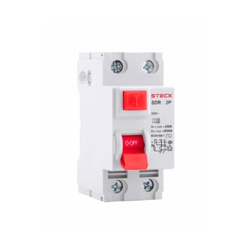 Interruptor diferencial STECK SDR263300 · 2P 63A 230VAC 300mA tipo AC