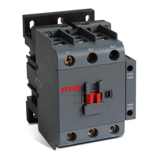 Contactor STECK SK132A10M · 3P 32A AC3 bobina 220VAC 1NA