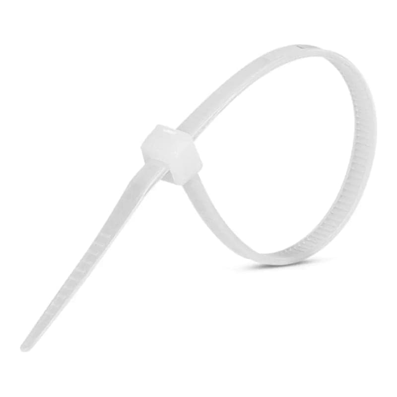 Cintillo de nylon STECK CAB15035BR · 150x3.5mm 3-35mm blanco