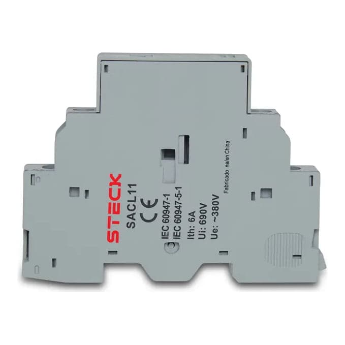 Contacto auxiliar lateral STECK SACL11 · 1NA+ 1NC para guardamotor frame 25