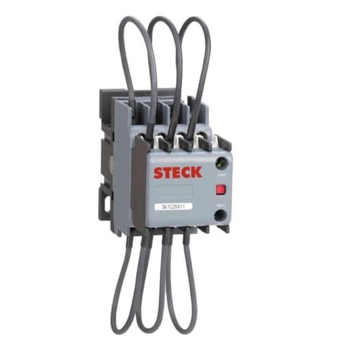 Imagen referencial de la serie: Contactor para correcion de factor de potencia STECK SK1C95A21M · 95A 2NA+1NC 220/230V