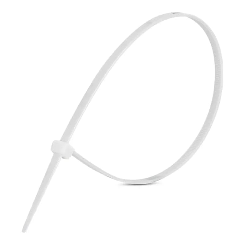 Cintillo de nylon STECK CAB35048BR · 350x4.8mm 3-90mm blanco