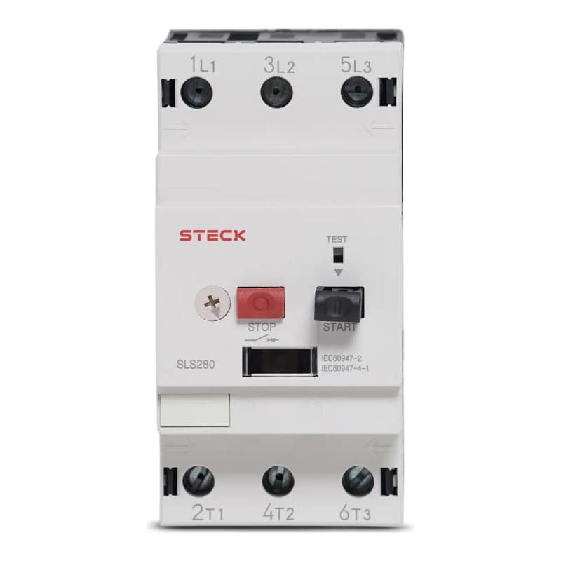 Guardamotor STECK SLS2802C · 3P regulable 40A-63A 30kA 400/415V