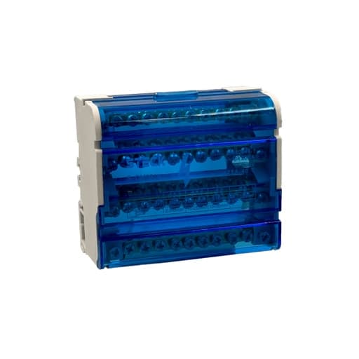 Repartidor barra de distribucion tetrapolar STECK SDM9911 · 125A 6 pin 20kA