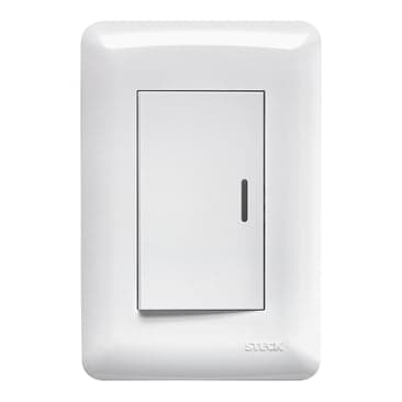 Interruptor simple STECK 859110 · 3 módulos 250V 10A lyra