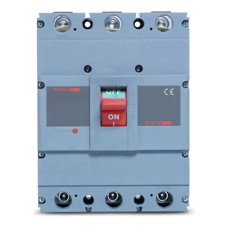 Imagen referencial de la serie: Interruptor de caja moldeada STECK SDJS700 · 3P fijo 700A 70kA 220VAC frame 630