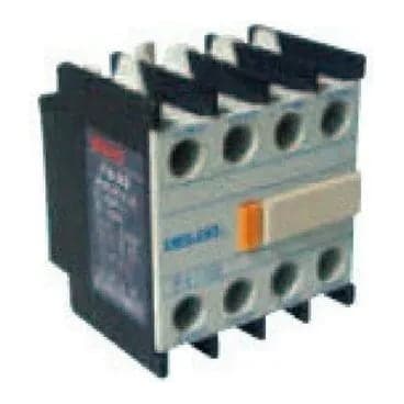 Imagen referencial de la serie: Contacto auxiliar frontal STECK SF04 · 4NC para contactor Sk1/Sd2