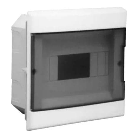 Imagen referencial de la serie: Tablero empotrable libre halógeno STECK SCM12TBRB · 12P IP40 205X 275X 70mm B/Tierra Sbtn7A