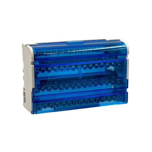Repartidor barra de distribucion tetrapolar STECK SDM9915 · 125A 8 pin 18kA