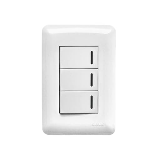 Interruptor triple STECK 859510 · 10A lyra