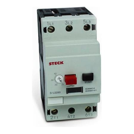 Guardamotor STECK SLS2802B · 3P regulable 25A-40A 30kA 400/415V