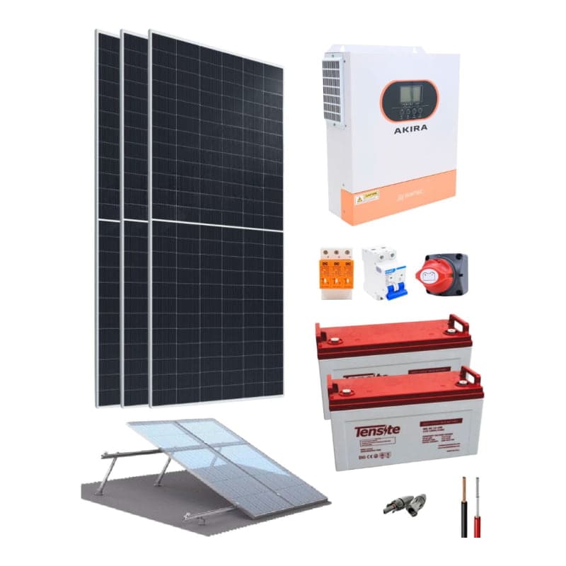 Kit solar fotovoltaico SUNTAIC Akira · 3500W 24V 8303Wh/día (SUNTAIC-KIT-AISLADO-AKIRA-3500W-24V-8303WH/DIA)