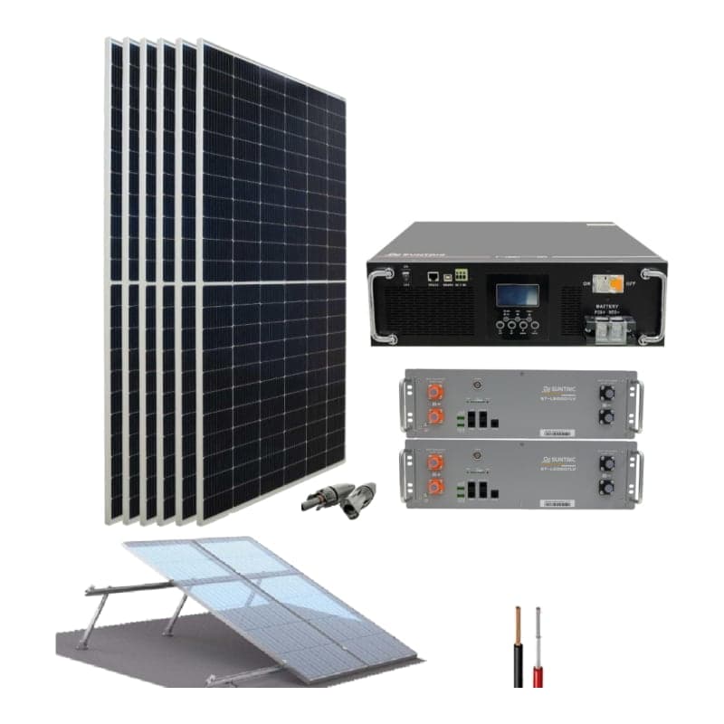Kit solar fotovoltaico SUNTAIC Hero · 5.5kW 48V 15.36kWh/día (SUNTAIC-KIT-SOLAR-FOTOVOLTAICO-HERO-5.5KW-48V-15.36KWH/DIA)