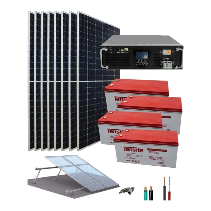 Kit solar de playa SUNTAIC Hero · 5.5kW 48V 17010Wh/día (SUNTAIC-KIT-SOLAR-PLAYA-HERO-5.5KW-48V-17010WH/DIA)