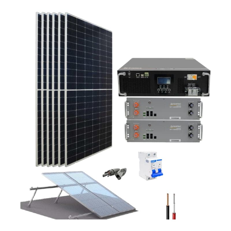 Kit aislado con baterías de litio SUNTAIC Hero · 5.5kW 48V 15.36kWh/día (SUNTAIC-KIT-AISL-BAT-LITIO-HERO-5.5KW-48V-15.36KWH/DIA)