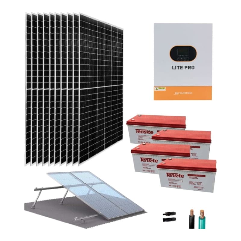 Kit fotovoltaico aislado SUNTAIC Hero · 5.5kW 48V 15kWh/día (SUNTAIC-KIT-FOTOVOLTAICO-AISL-HERO-5.5KW-48V-15KWH/DIA)