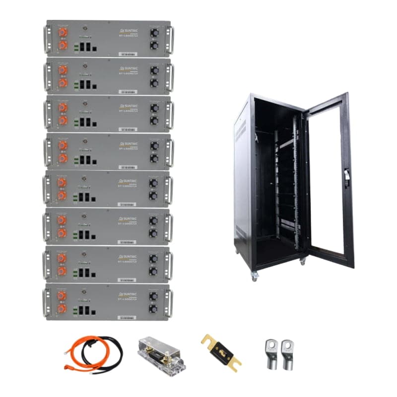 Kit conexión banco de baterías litio SUNTAIC · 40000Wh 48V (SUNTAIC-KIT-BANCO-40000WH-48V)