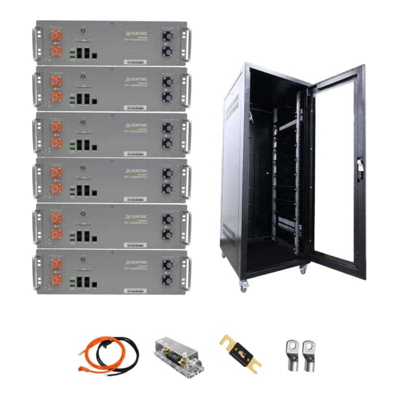 Kit conexión banco de baterías litio SUNTAIC · 30000Wh 48V (SUNTAIC-KIT-BANCO-30000WH-48V)