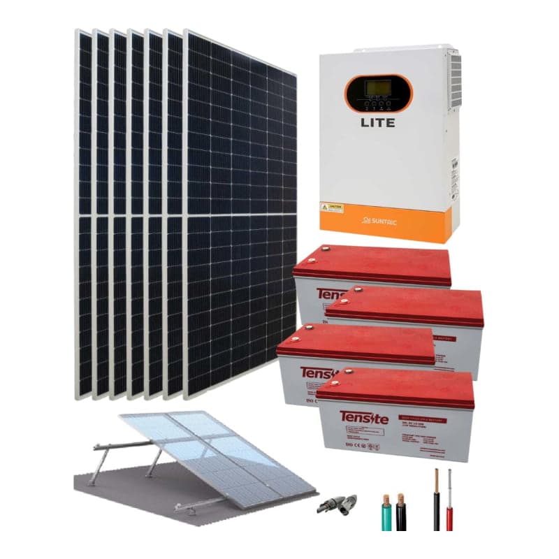 Kit solar aislado de la red SUNTAIC Lite · 5.5kW 48V 19845Wh/día (SUNTAIC-KIT-SOLAR-AISL-RED-LITE-5.5KW-48V-19845WH/DIA)