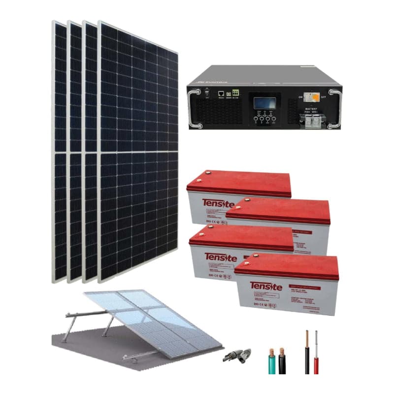 Kit fotovoltaico aislado de la red SUNTAIC Hero · 5.5kW 48V 11340Wh/día (SUNTAIC-KIT-FOTOVOLTAICO-AISL-RED-HERO-5.5KW-48V-11340WH/DIA)
