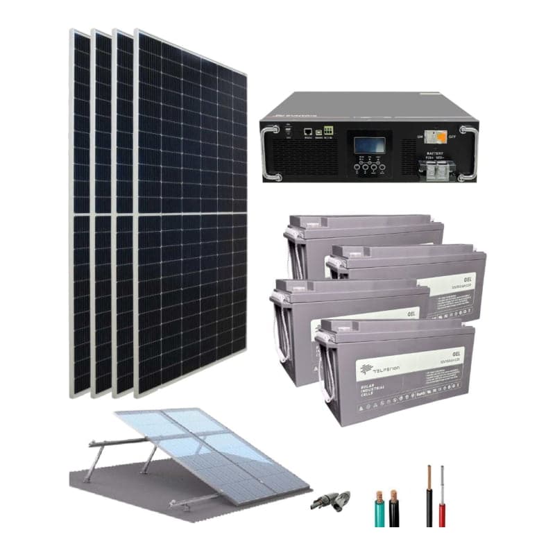 Kit solar aislado de la red SUNTAIC Hero · 5.5kW 48V 11340Wh/día (SUNTAIC-KIT-SOLAR-AISL-RED-HERO-5.5KW-48V-11340WH/DIA)