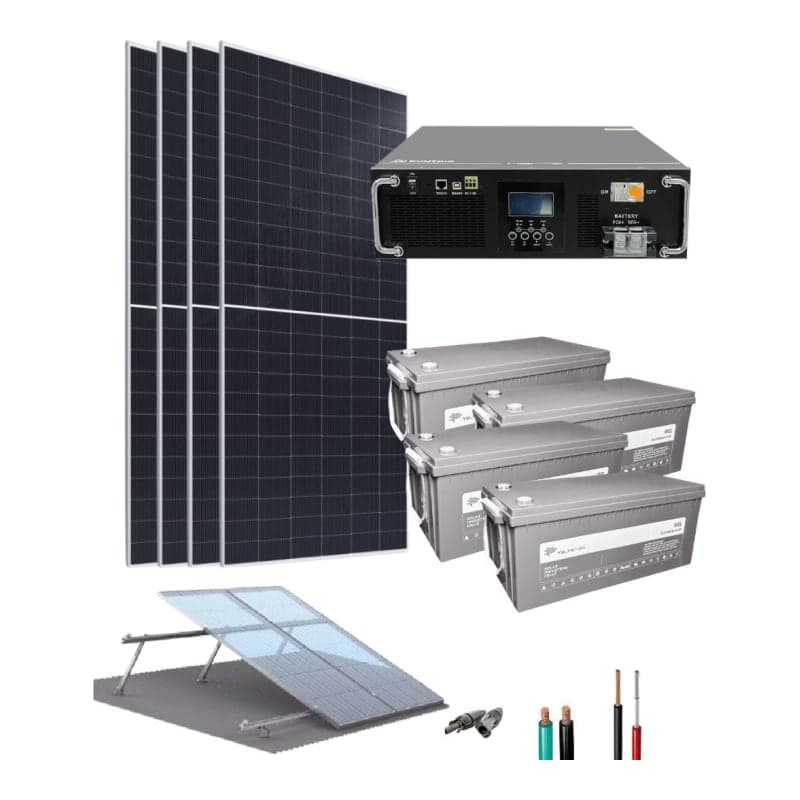 Kit solar rural aislado de la red SUNTAIC Hero · 5.5kW 48V 11250Wh/día (SUNTAIC-KIT-SOLAR-RURAL-AISL-RED-HERO-5.5KW-48V-11250WH/DIA)