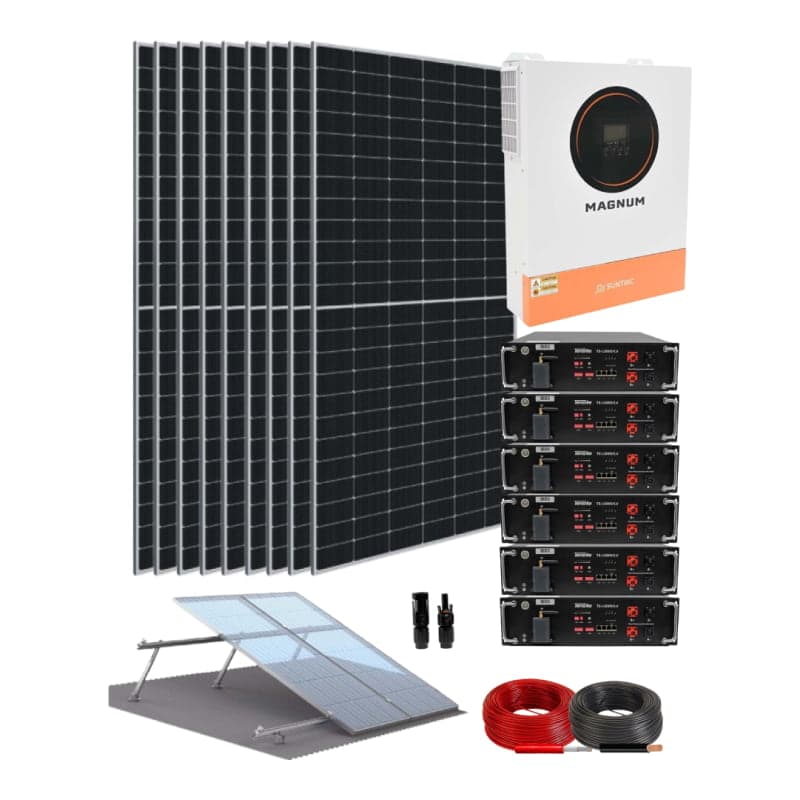Kit solar con baterías SUNTAIC Magnum · 11kW 54900Wh/día (SUNTAIC-KIT-AISLADO-MAGNUM-11KW-54900WH/DIA)