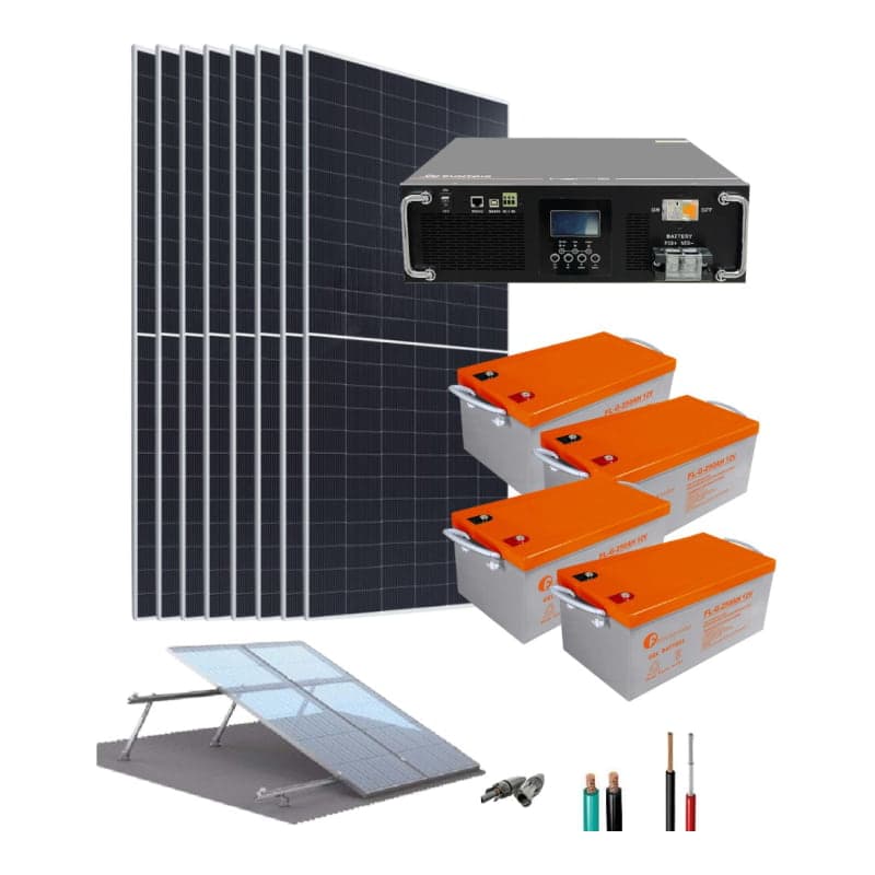 Kit solar para vivienda con baterías de GEL SUNTAIC Hero · 5.5kW 48V 16875Wh/día (SUNTAIC-KIT-SOLAR-VIVIENDA-BAT-GEL-HERO-5.5KW-48V-16875WH/DIA)