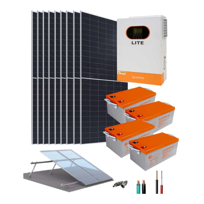 Kit solar aislado de la red SUNTAIC Lite · 5.5kW 48V 25313Wh/día (SUNTAIC-KIT-SOLAR-AISL-RED-LITE-5.5KW-48V-25313WH/DIA)