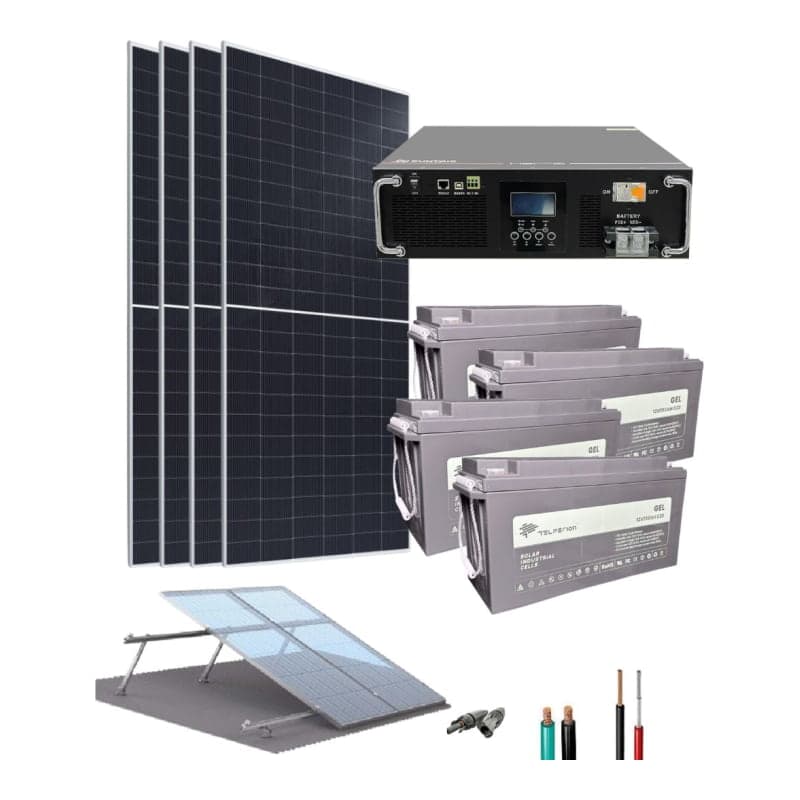 Kit solar aislado de campo SUNTAIC Hero · 5.5kW 48V 11250Wh/día (SUNTAIC-KIT-SOLAR-AISL-CAMPO-HERO-5.5KW-48V-11250WH/DIA)