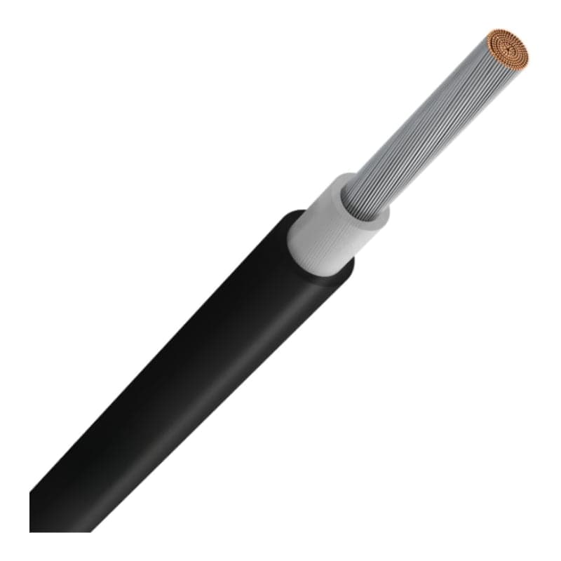 Imagen referencial de la serie: Cable unifilar solar PV SUNTREE H1Z2Z2-K · 35mm² 1.5kVDC negro (metro) (SUNTREE-CABLE-PV-H1Z2Z2-K-35MM2-1.5KVDC)