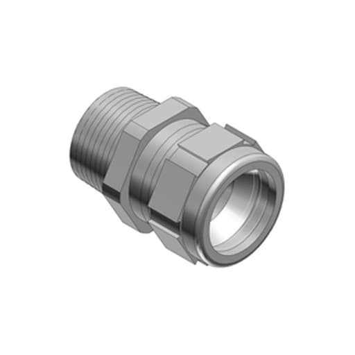 Imagen referencial de la serie: Prensaestopa de aluminio T&B 2921AL · Cab(0.31"-0.56") 1/2"-Ul