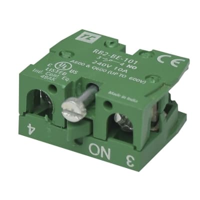Bloque de contacto TC RB2-BE101 · 1NA para pulsador o selector