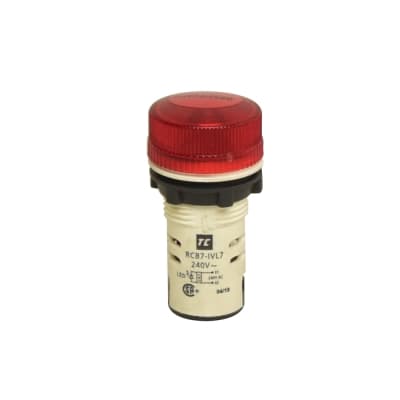 Piloto TC RCB7-IVL-74240VAC · rojo 240VAC plástico