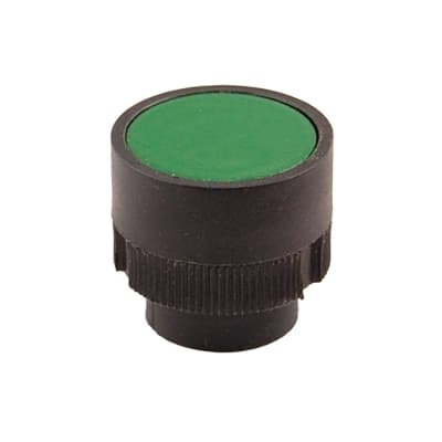 Cabeza para pulsador rasante plástico TC RP2-BA3 · verde 22mm para caja termoplástico
