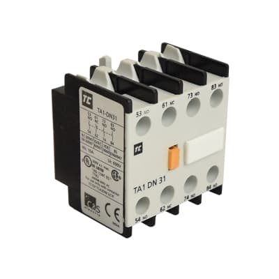 Bloque de contacto auxiliar frontal TC TA1-DN31 · 3NA+1NC para contactor
