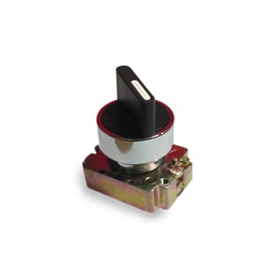 Cabeza para selector manija corta TC RCB2-BD33 · 3 posiciones fijas 22mm sin block