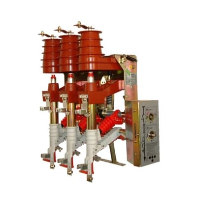 Seccionador tripolar con portafusible TEC · 24kV 630A 20kAx2s posición invertida con apertura automática (TEC-SECCIONADOR-TRIPOLAR-630A-24KV-20KAX2S)