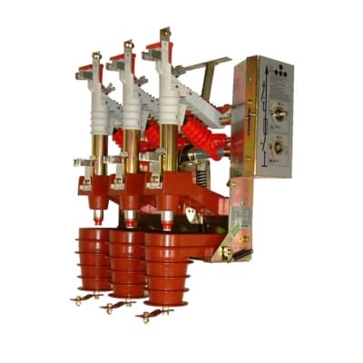 Seccionador tripolar con portafusible TEC · 12kV 630A 20kAx2s posición invertida con apertura automática (TEC-SECCIONADOR-TRIPOLAR-630A-12KV-20KAX2S)