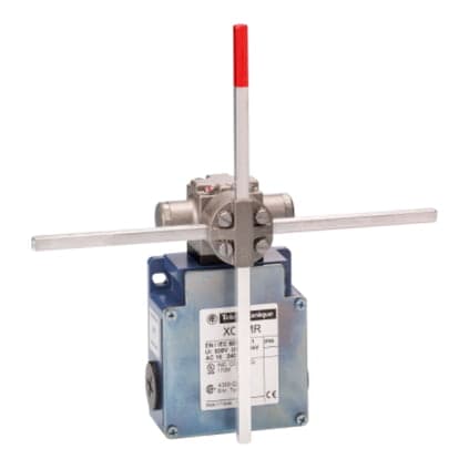 Interruptor fin carrera metal varilla cruz TELEMECANIQUE XCKMR54D1H29 · 2X(2NC) osisense